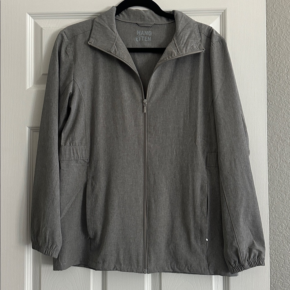 Hang Ten Charcoal Gray rain Jacket